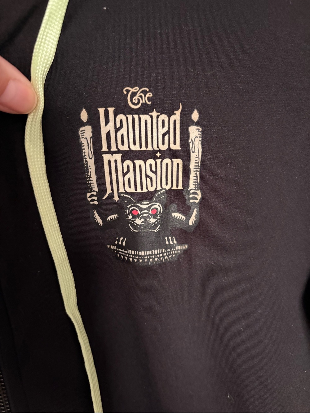 Disney haunted mansion light women’s hoodie medium